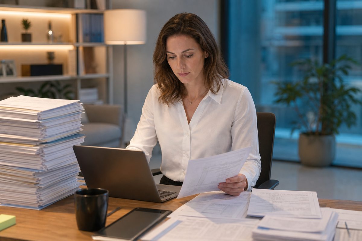 The assistant working through the whole stack of reports on its own